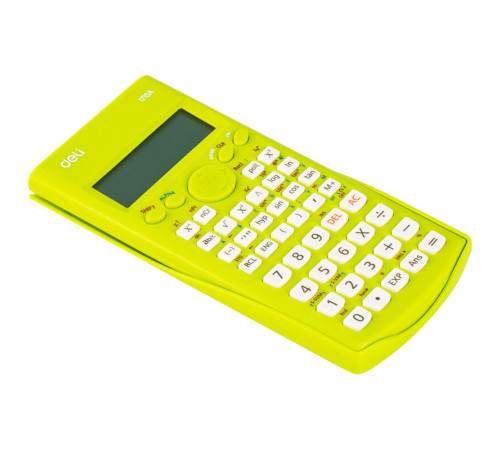 Калькулятор научный DELI "1710", 10+2 разряда, 240 функций, 165х88х23 мм, зеленый