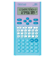 Калькулятор научный DELI "Neonup" D300SR-N, 10+2 разрядов, 300 функций, 162х82х20 мм, синий