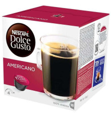 Капсулы для кофемашин Nescafe Dolce Gusto Американо, 16 штук в упаковке