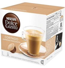 Капсулы для кофемашин Nescafe Dolce Gusto, Cortado Espresso Macchiato, 16 штук в упаковке