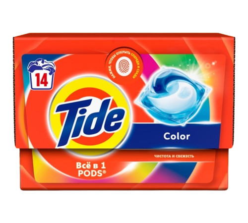 Капсулы для стирки Tide "Альпийская свежесть" 14х16, 8 г