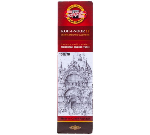 Карандаш KOH-I-NOOR "1500", профессиональный, 4В