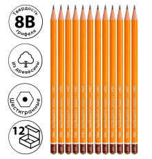 Карандаш KOH-I-NOOR "1500", профессиональный, 8В