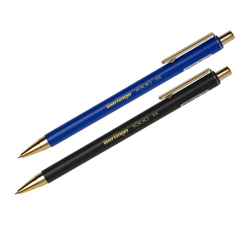 Карандаш механический BERLINGO "xGold" 0,5 мм, с ластиком, ассорти