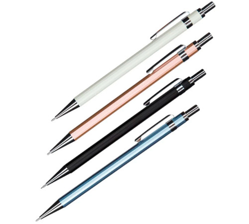 Карандаш механический DELI, 0,7 мм, металлический корпус, ассорти