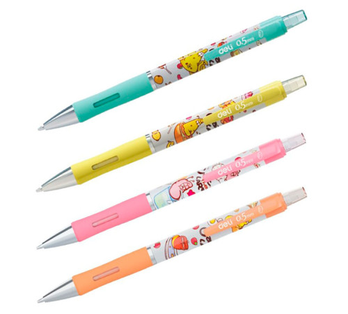 Карандаш механический DELI "Larva", 0,5 мм, пластиковый корпус ассорти