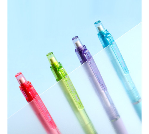 Карандаш механический DELI "Neonup", 0,5 мм, круглый корпус с ластиком, ассорти