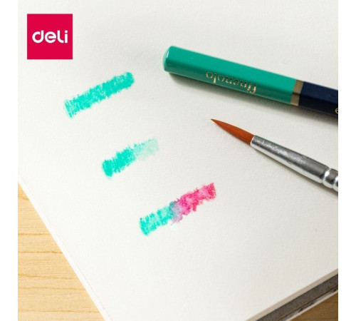 Карандаши акварельные Deli "Finenolo", 48 цветов, в метал. коробке