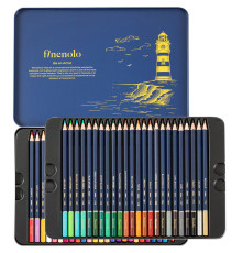 Карандаши акварельные Deli "Finenolo", 48 цветов, в метал. коробке