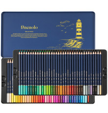 Карандаши акварельные Deli "Finenolo", 72 цвета, в метал. коробке