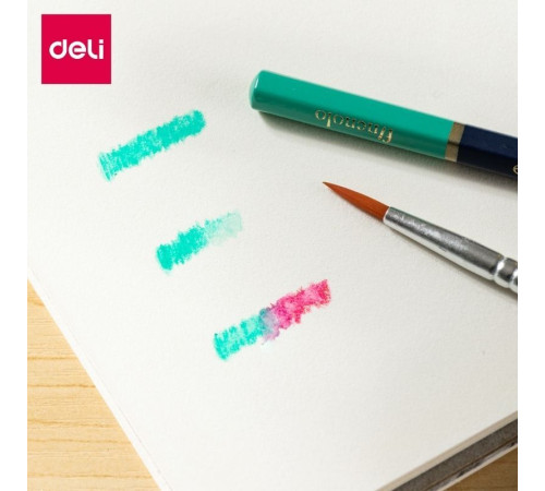 Карандаши акварельные Deli "Finenolo", 72 цвета, в метал. коробке