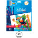 Карандаши цветные Deli " i Select", 24 цвета, картон