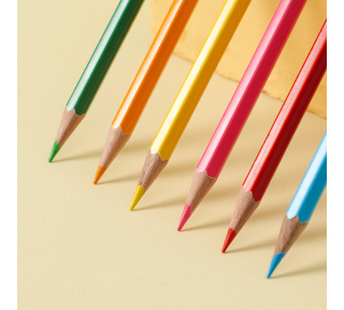 Карандаши цветные Deli " i Select", 24 цвета, картон