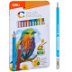 Карандаши цветные Deli "Color Emotion", 12 цветов, в метал. коробке