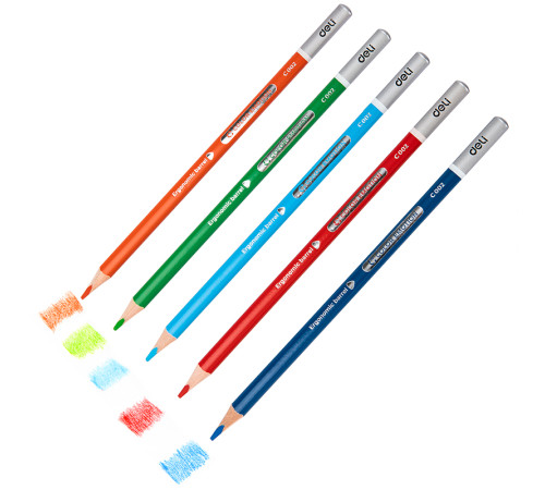 Карандаши цветные Deli "Color Emotion", 24 цвета, в метал. коробке