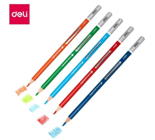 Карандаши цветные Deli "Color Emotion", 36 цветов, в метал. коробке