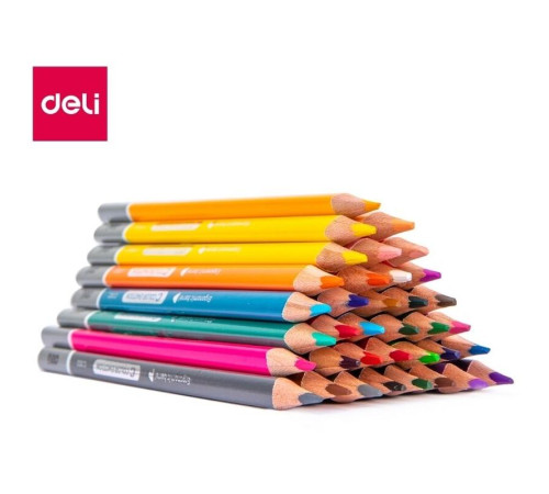 Карандаши цветные Deli "Color Emotion", 36 цветов, в метал. коробке