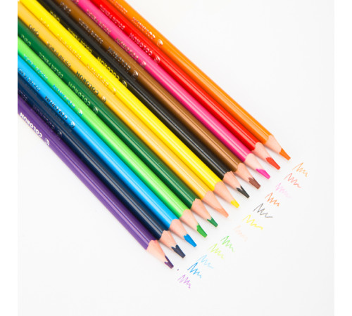 Карандаши цветные Deli  "ColoRun" 12 цветов картон