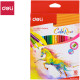 Карандаши цветные Deli "ColoRun", 18 цветов, картон
