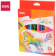 Карандаши цветные Deli "ColoRun", 24 цвета, картон