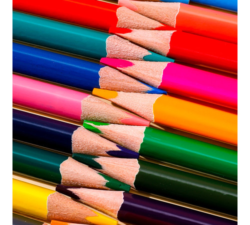 Карандаши цветные Deli "ColoRun", 36 цветов, картон