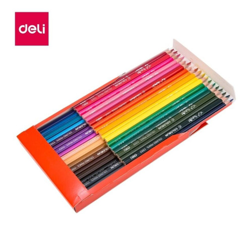 Карандаши цветные Deli "ColoRun", 36 цветов, картон