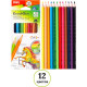 Карандаши цветные Deli "Enovation", 12 цвета, картон