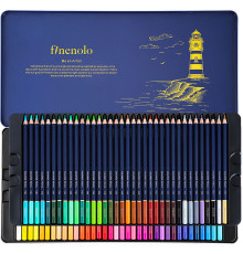 Карандаши цветные Deli "Finenolo", 72 цвета, в метал. коробке