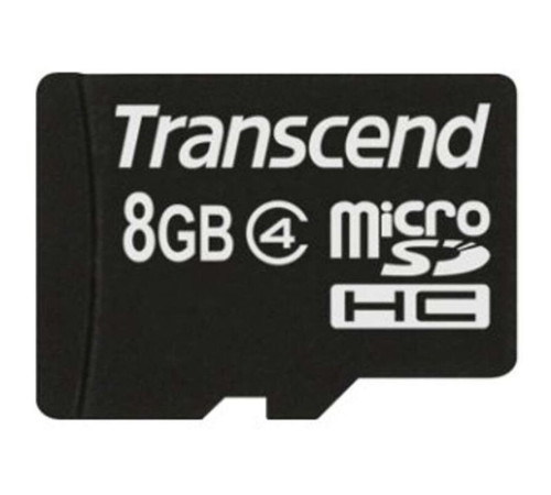 Карта памяти Transcend MicroSD 8GB Class 4 