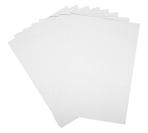 Картон белый ArtSpace "Сова" немелованный, 8 листов, в папке