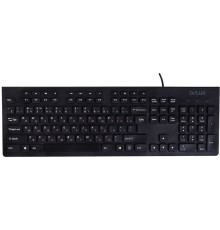 Клавиатура Delux DLK-180UB, черная, USB, Англ/Рус/Каз