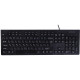 Клавиатура Delux DLK-180UB, черная, USB, Англ/Рус/Каз
