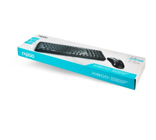 Клавиатура + Мышь Rapoo X1800 беспроводные (комплект)