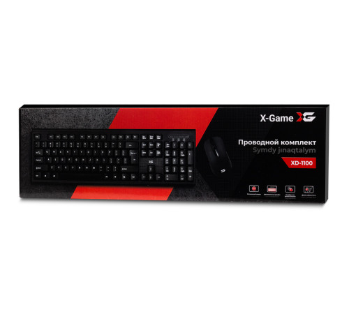 Клавиатура + Мышь X-Game XD-1100OUB проводные (комплект)