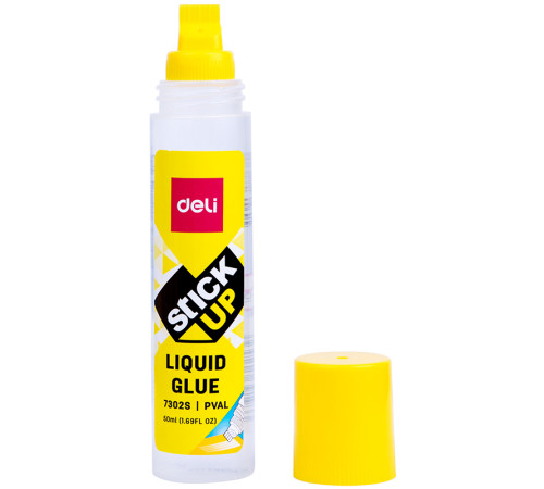 Клей канцелярский DELI, 50 мл, с пластиковым аппликатором