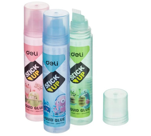 Клей канцелярский DELI "Bumpees", 50 мл, с аппликатором