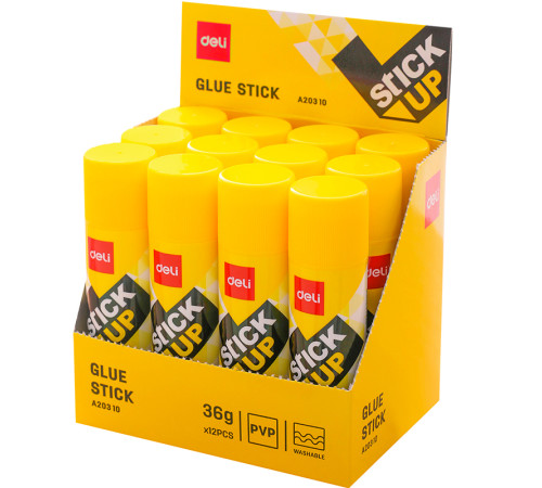 Клей-карандаш DELI 36 грамм, сильной  фиксации