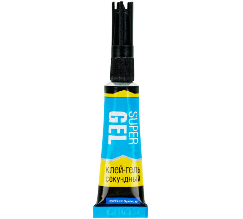 Клей секундный OfficeSpace "Super Gel", 3 гр (супер-клей)