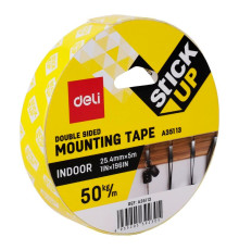 Клейкая лента двусторонняя DELI 25,4 мм х 5 м