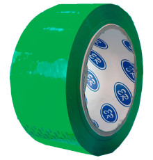 Клейкая лента упаковочная 48 мм х 50 м, зеленая