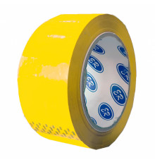 Клейкая лента упаковочная 48 мм х 50 м, желтая