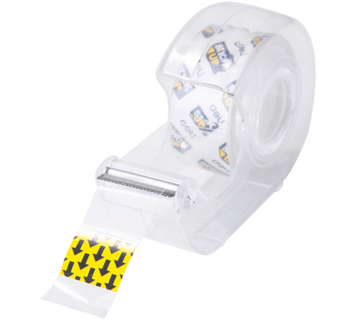 Клейкая лента в диспенсере DELI 18 мм х 7,62 м, невидимая