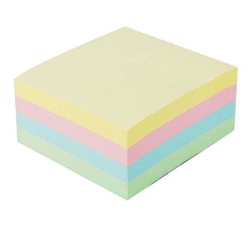 Клейкие листики DELI 76 х 76 мм, 4 цвета, 400 листов