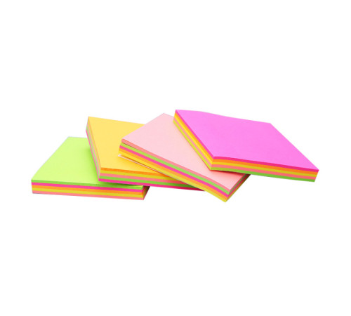 Клейкие листики KUVERT  "Sticky" 76 х 76 мм, 5 неоновых цветов, 100 листов