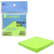 Клейкие листики KUVERT  "Sticky" 76 х 76 мм, неон-зеленый, 100 листов