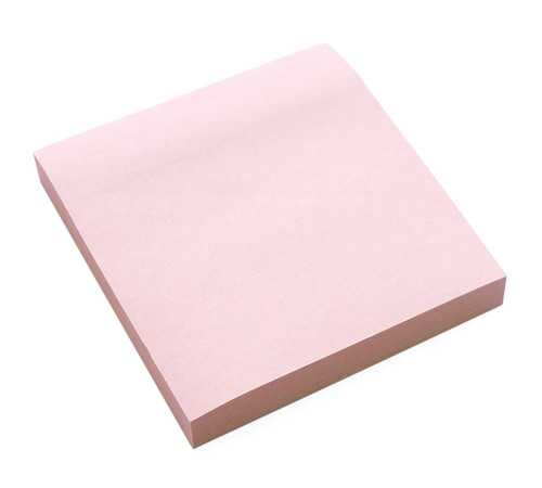 Клейкие листики KUVERT "Sticky" 76 х 76 мм, розовые, 100 листов