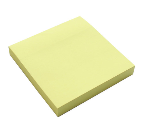 Клейкие листики KUVERT "Sticky" 76 х 76 мм, желтые, 100 листов