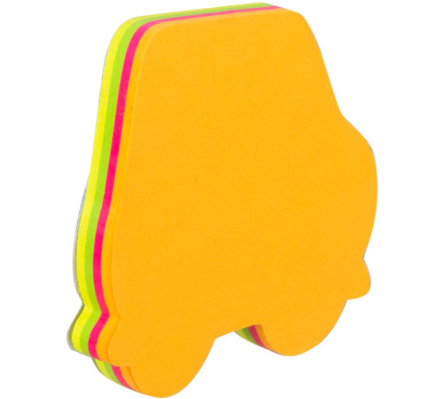 Клейкие листки DELI "Stick Up", 76 х76 мм, знаки, ассорти 4 х 20 листов, неоновые