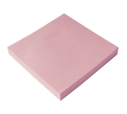 Клейкие листки Silwerhof 76х76 мм, розовый, 100 листов