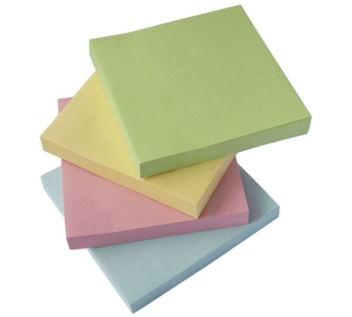 Клейкие листки Silwerhof 76х76 мм, зеленый, 100 листов